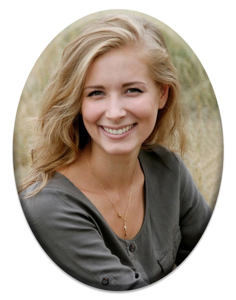 Personalised Memorial Photo Plaque 8x10cm Oval Ceramic Grave Headstone Gold Edge — 第 4/4 张图片