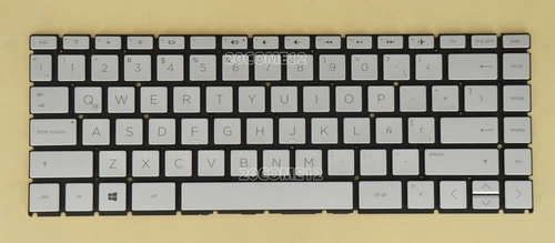 For HP 14-dq 14-dq0000 14s-dq0000 Seires Keyboard Latin Spanish Teclado Silver
