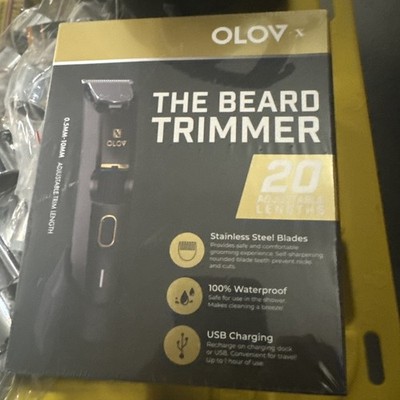 OLOV -The Beard Trimmer Model YH-7155, Black, 20 Adjustable Lengths