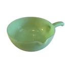 VINTAGE 1950'S FIRE KING PREMIUM JADEITE  SKILLET HANDLED BOWL  ANCHOR HOCKING