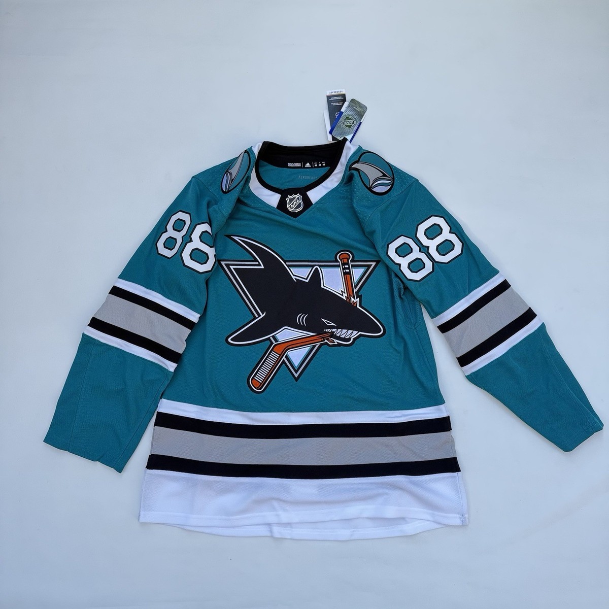 Authentic Adidas San Jose Sharks Sz 46 Brent Burns #88 | 30th