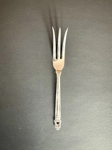 Vintage International  Silver Royal  Danish  Sterling Silver  Lemon Fork 3 Tines