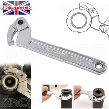 Adjustable C Spanner Hook Wrench Steel 32-76mm Motorcycle Suspension Pin Tool UK