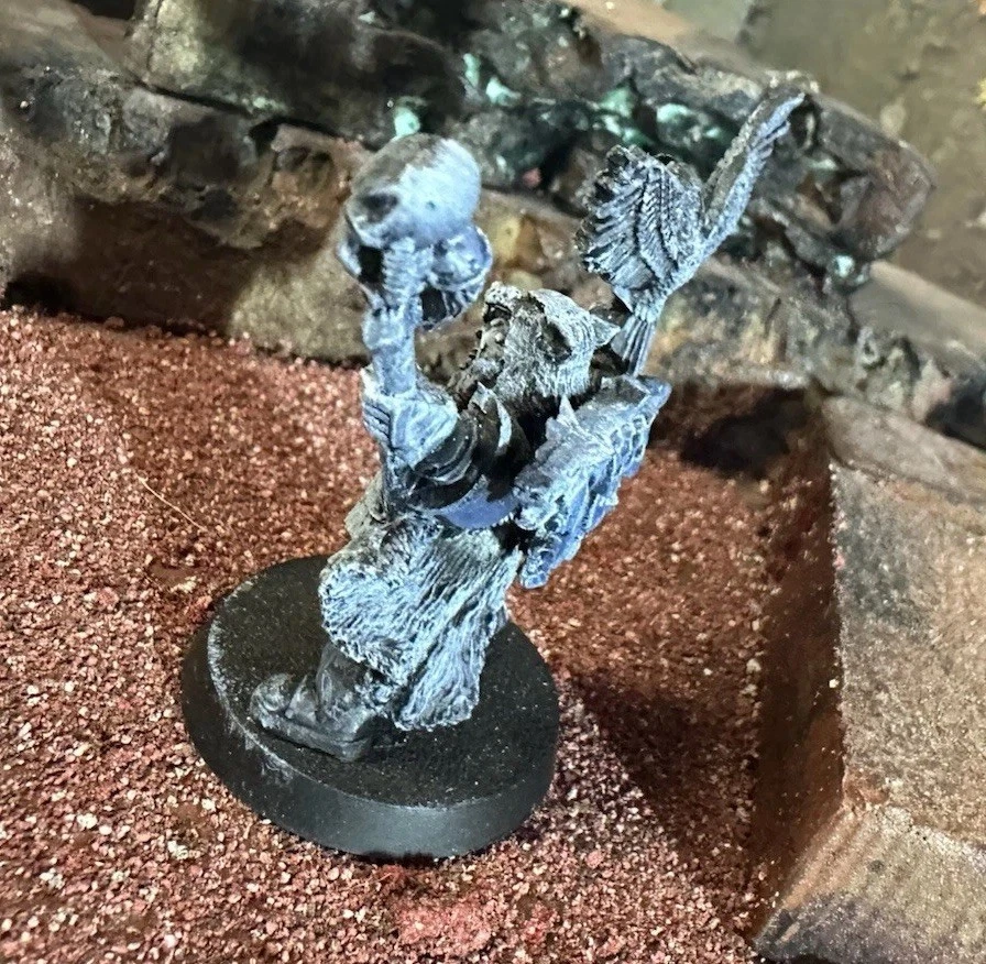 Warhammer 40K Space Wolves Njal Stormcaller Plastic - Image 4 of 4