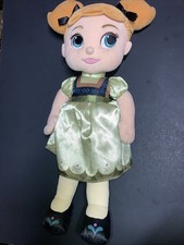 Disney Frozen Young Anna Stuffed Plush Doll Stuffed Toy Disney Store