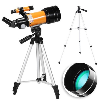 Premium 70mm Refraktor Teleskop 300mm Brennweite Mond Planeten Beobachtung