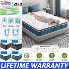 Orthopaedic Reflex Foam Spring Firm Mattress 3FT 4FT 4FT6 Double 5FT King 6FT
