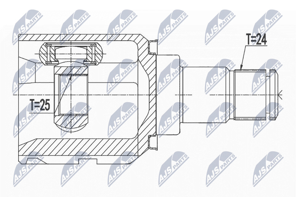 N.T.Y. NPW-TY-156.NTY Joint Kit, drive shaft for LEXUS,TOYOTA