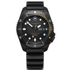 VICTORINOX Dive Pro 241997 Black Auto Titanium 300M Men's Watch New in Box