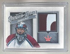 Patrick Roy 2013 SportKings In The Game Gear Patch Silver