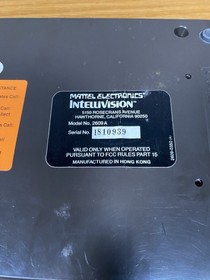 Mattel Intellivision 1979 Console Model 2609 13 Games Included (Tested Working)