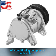 Ac Compressor With Clutch For 03-08 Dodge Ram 1500 2500 3500 V8 5.7l 55056336ab