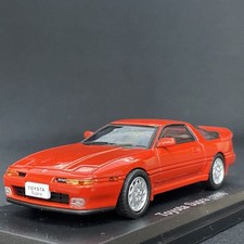 Mini Car Toyota Supra 1988 Red 1/43 Scale Box Display Diecast Vol 57 KU41U57S