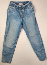 Abercrombie  Fitch Kids High Rise Mini Mom Jean 11/12