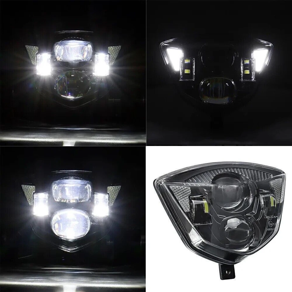 For Gas Gas EC250 EC300 EC250F EC300F 2021-2023 E24 LED Headlight Hi/Lo Beam DRL - Image 4 of 4