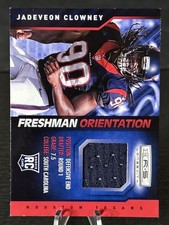 2014 Panini Rookies & Stars - Freshman Orientation Jerseys Jadeveon Clowney G017