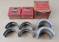 NOS 1939-48 Ford Mercury Flathead Main Bearings Federal Mogul 9801SB 9803SB .002