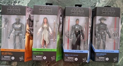 Star Wars The Black Series Leia/New Republic Droid/Third Sister/Fifth Brother