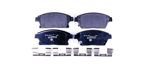 Vorderachse Hella 8DB 355 015-241 Bremsbelagsatz, Scheibenbremse FüR Buick,Cadil-image