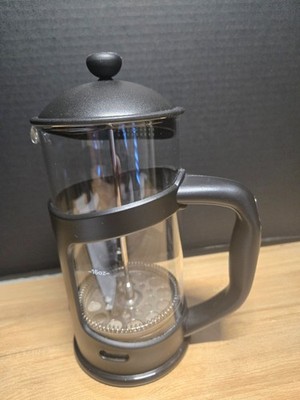 ''Bean Envy'' French Press Coffee Maker Classic Glass w/Plunger - 16 oz