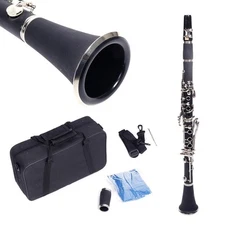 Ktaxon  Student 17 Keys Black Nickel Plated Bb Soprano Clarinet