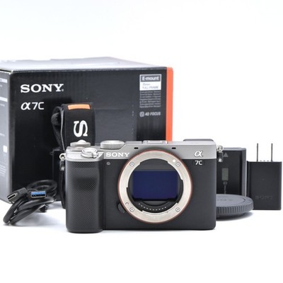 *READ* SONY a7C 24.2MP Mirrorless Silver (Shutter Count 1069) [Exc++] US Stock