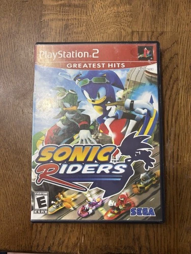 SEGA Sonic Riders Ps2 Sony PlayStation 2 Greatest Hits Racing CIB with Manual