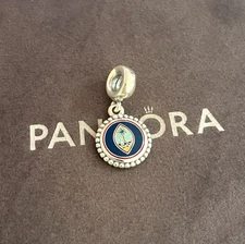 pandora Guam Flag Dangle Charm Travel Pendant S925 Sterling Silver