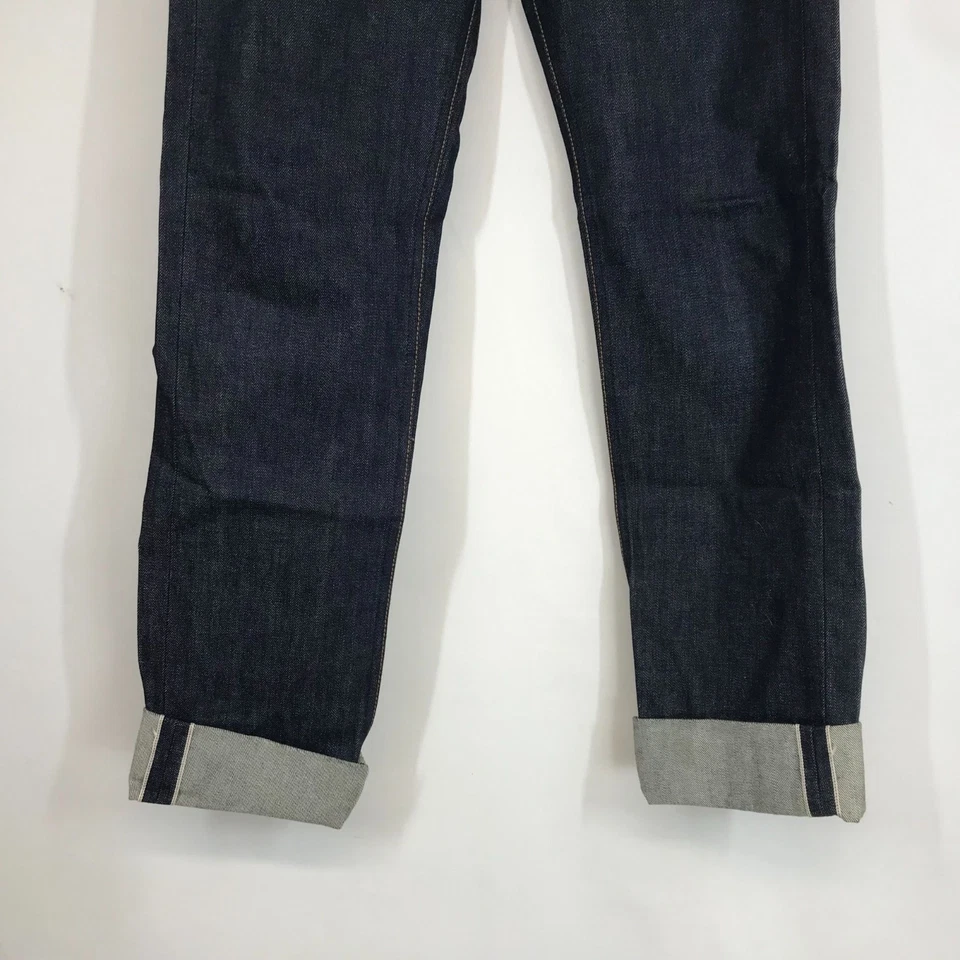 AMERICAN APPAREL - HOMBRE 31 - AZUL ALGODÓN BOTÓN RIBETE MOSCA Foto 3 de 4