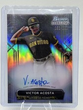 2022 Bowman Sterling #PA-VA Victor Acosta Prospect Autographs Refractor #/150