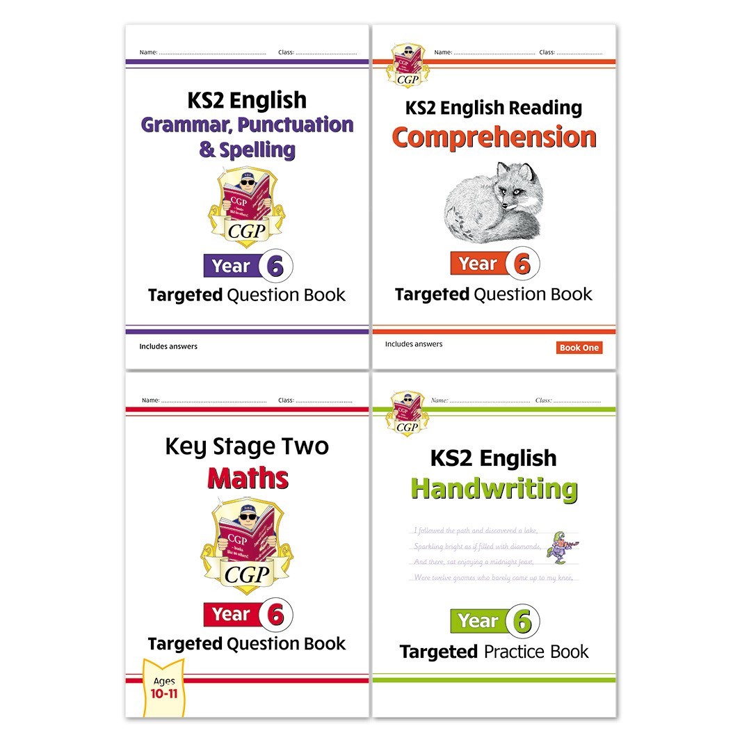 CGP KS2 Year 6 Workbook Bundle – Ages 10-11 (Grammar Punctuation and Spelling, R