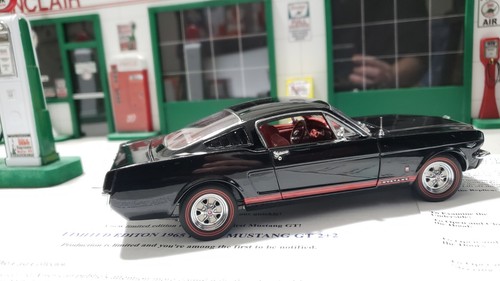 Danbury Mint 1:24 Edizione Limitata 1965 Ford Mustang GT 2+2 "Nero" - Foto 10 di 14