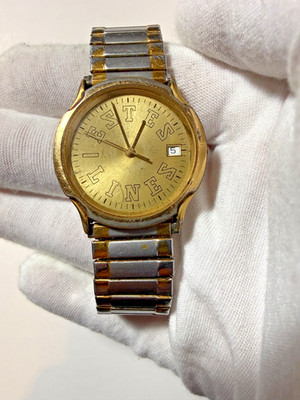 Hamilton Watch Date 9234 Mens Quartz ETA 955.412 7 Jewel Estes Lines VIDEO