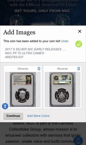 2017 S 50c Early Release Silver Kennedy NGC PF70 UCAM 10 Coin Silver Proof Set