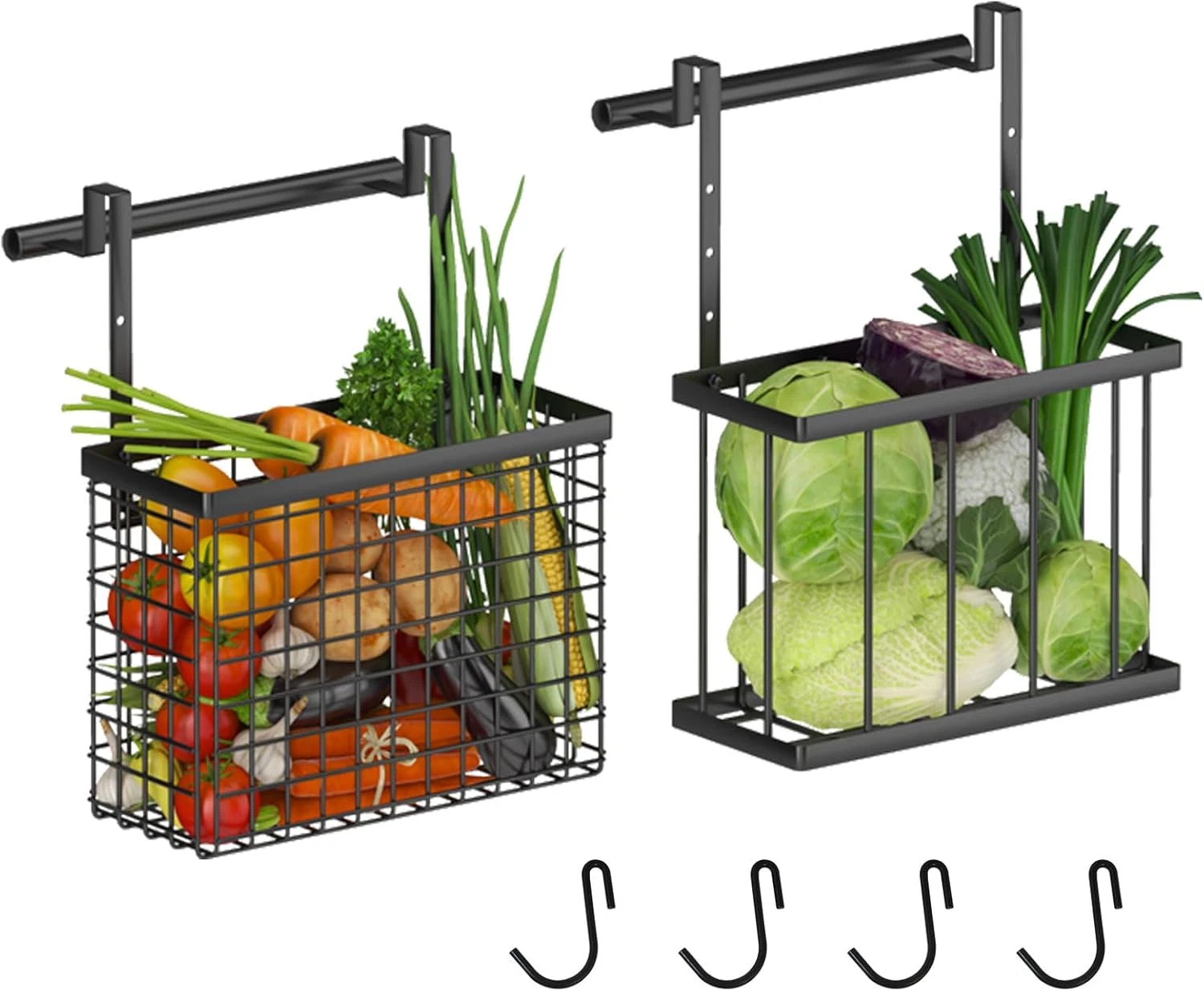 Kitchen Cabinet Door Organizer, 2 Pack Cabinet Door Organizer, over the Cabinet