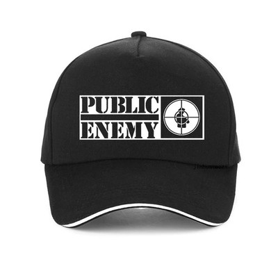 Public Enemy Logo Baseball Cap-Adjustable Snapback Trucker Hat for Men & Women,L