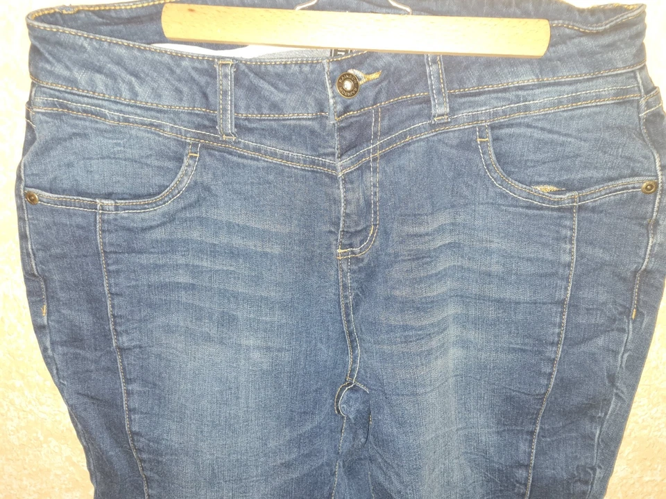 Rainbow Boyfriend Jeans Denim Hose Verwaschen Gr.40 Locker Sitzend Baggy Bequem  - Bild 3 von 4