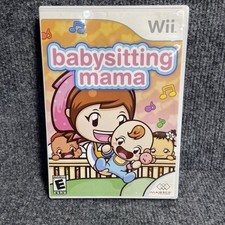 Babysitting Mama Nintendo Wii Game Tested & Working No Manual Original Case