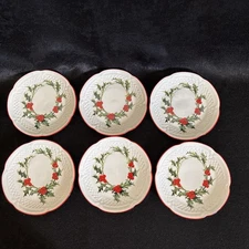 Philippe Deshoulieres Lourioux 6 Porcelain Canape Plates Museum of Fine Arts