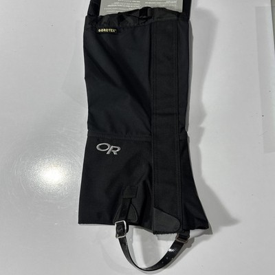Outdoor Research Crocodile Gaiters Black Size M   NWT Men s Trail / Alpine