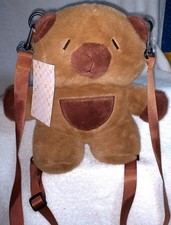 Kawaii Cuties Plush Capybara Backpack 11" NWT CUTE