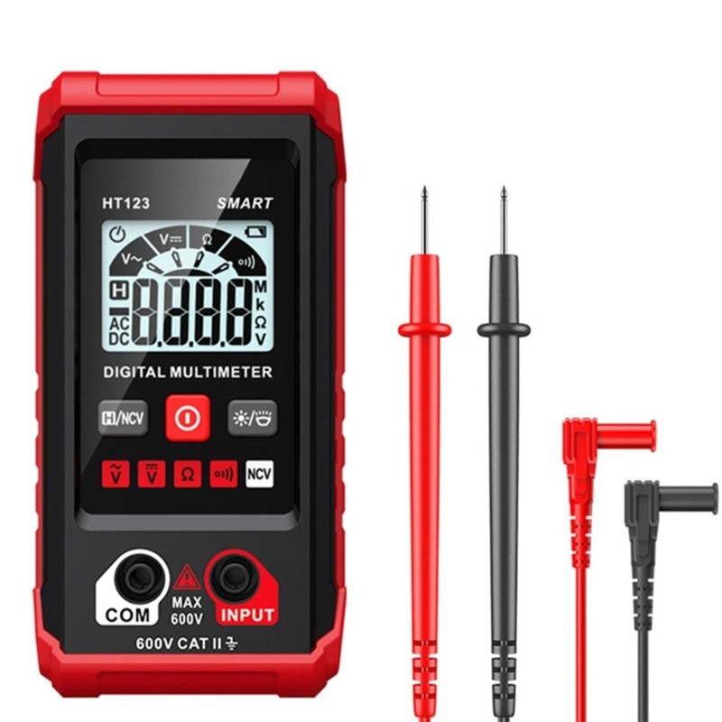 HT123 Smart Digital Multimeter with Large Screen Intelligent Measurement Tester