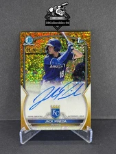 2023 Bowman Chrome Jack Pineda 1st Gold Mini Diamond Auto 25/50 Royals