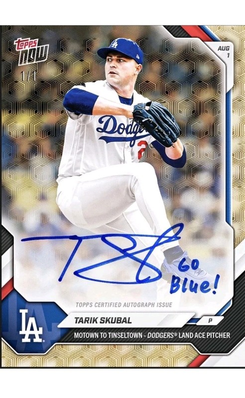 Tarik Skubal - 2026 MLB Topps Now Traded  To DODGERS Chance To 1/1 AUTO Presale