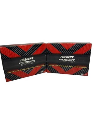 Lot of 2 Bridgestone Precept PowerDrive Golf Balls White (12 Pack)
