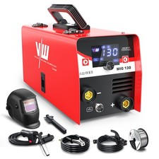 MIG Schweißgerät Set 130A FLUX MMA ARC IGBT...