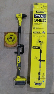 #ad Ryobi 18V VORTEX Telescoping Power Scrubber Kit P4500 Tool Only Used Lightly $79.99