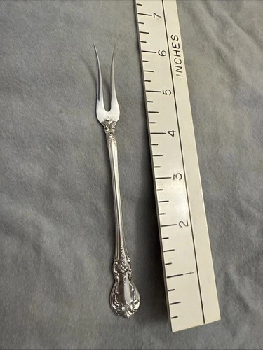 Old Master Towle Sterling Silver 2-Tine Pickle / Olive Fork
