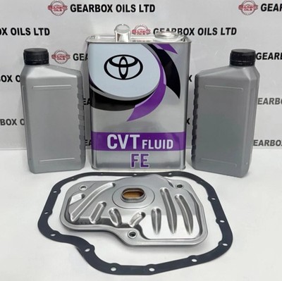 TOYOTA LEXUS K411 CVT AUTOMATIC GEARBOX GASKET FILTER GENUINE OIL 6L KIT