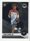 Kira Lewis Jr. Signed 2020-21 Panini Mosaic RC Card #224 Auto Pelicans COA